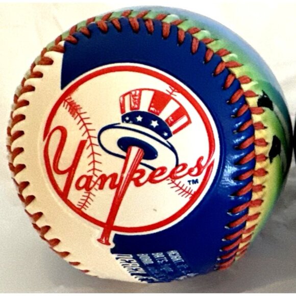 New York Yankees Derek Jeter Baseball Rare 2003 Fotoball Photo Ball Vintage NEW - Picture 5 of 11